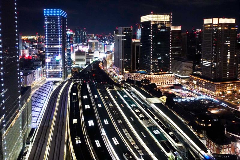 「ホテルメトロポリタン丸の内」客室からの夜景