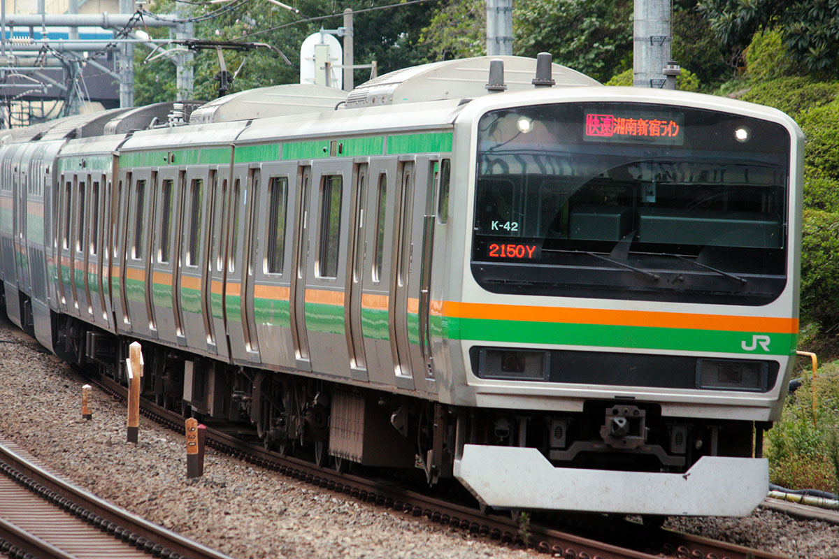 湘南新宿ラインのE231系電車