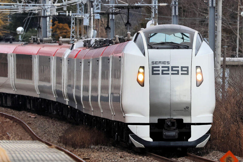 特急「成田エクスプレス」「しおさい」のE259系電車