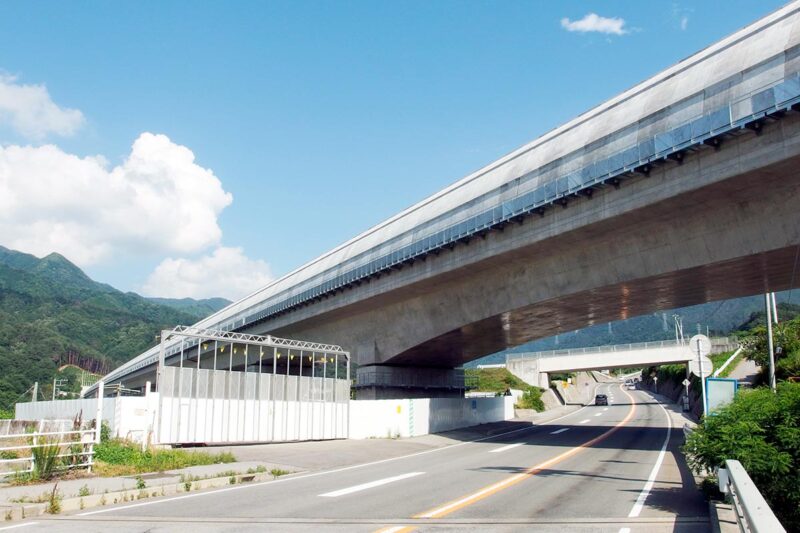 超電導リニアの山梨実験線