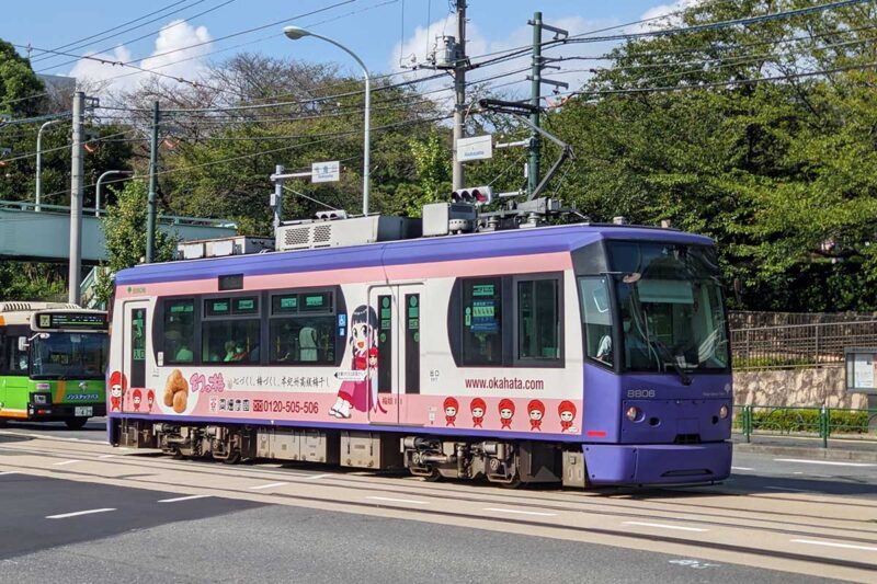 「東京ノース」を走る東京さくらトラム（都電荒川線）