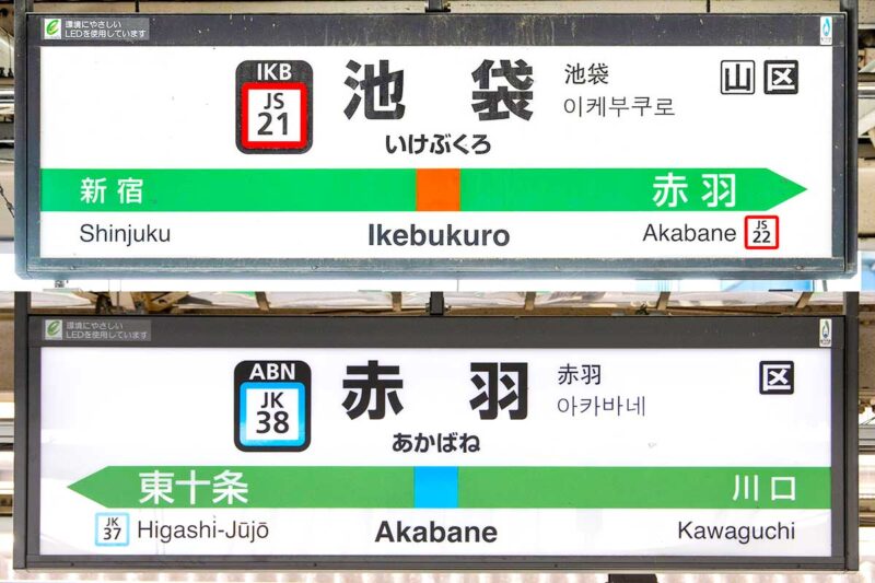「東京ノース」の主要ターミナルである池袋駅と赤羽駅