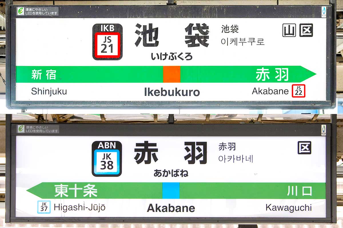 「東京ノース」の主要ターミナルである池袋駅と赤羽駅