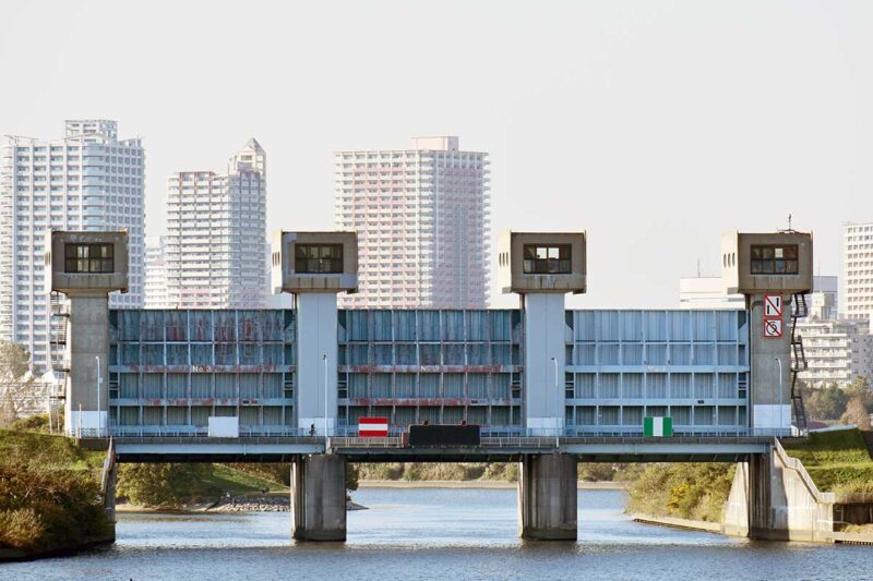 「東京ノース」を水害から守る岩淵水門