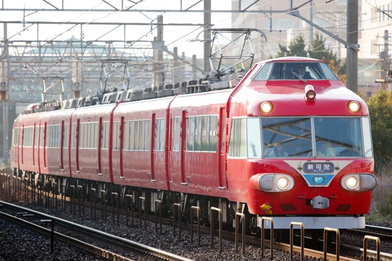 名鉄7000系電車「パノラマカー」(2007年撮影)