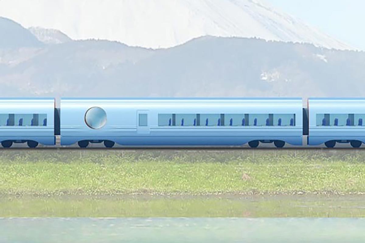 新型「ロマンスカー」80000形のイメージ（画像：小田急電鉄）