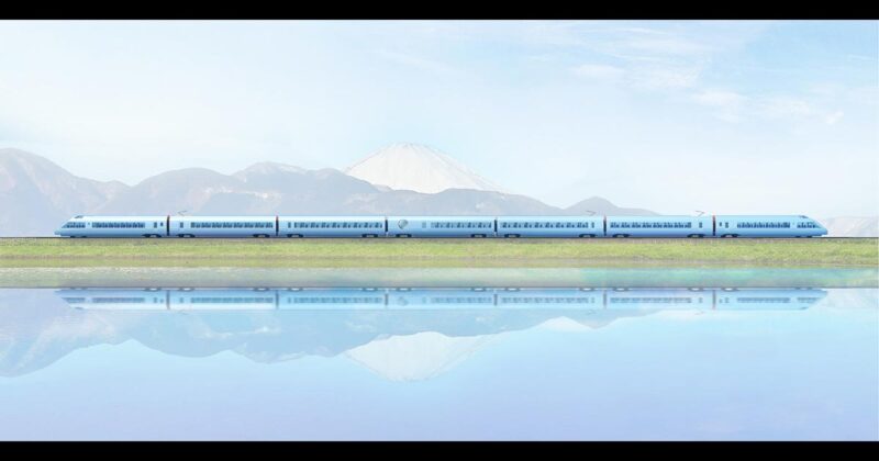 新型「ロマンスカー」80000形のイメージ（画像：小田急電鉄）