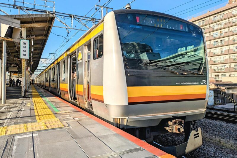 南武線のE233系電車