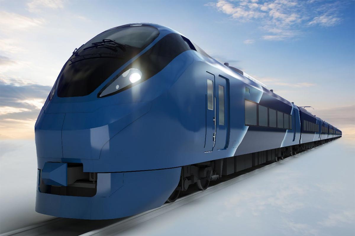 新たな特急列車「ルナ・アズール（Luna Azul）」イメージ（画像：JR東日本）