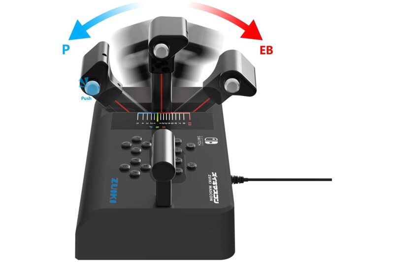 ワンハンドルマスコン構造の「ズイキマスコン for Nintendo Switch」（画像：Amazon）